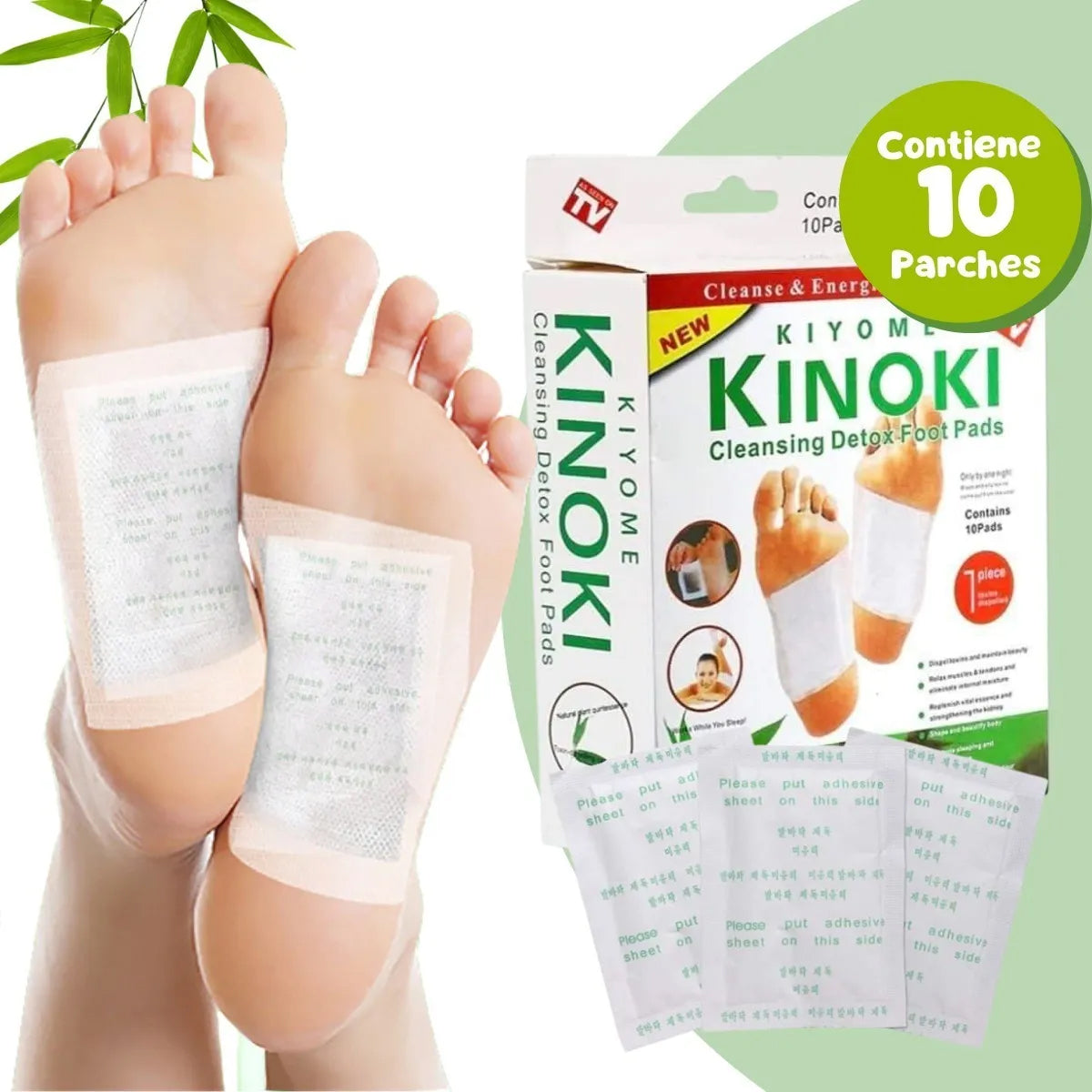 Kinoki Foot Pads – Parches de Uso Nocturno